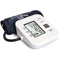 BABIFIS Full Automatic Upper Arm Type Electronic Sphygmomanometer English Voice Broadcast Blood Pressure Machine for Home Use White