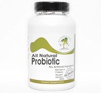 All Natural Probiotic 10 to 50 Billion Live Probiotic Cultures ~ 100 Capsules - No Additives ~ Naturetition Supplements