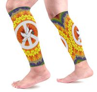 LEVEIS Peace Arm Sleeves UV Protection for Men Women Sunblock Protective Gloves Running Golf Cycling Driving Long Arm Cover 1 Pair