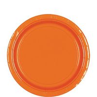 Round Paper Plates | 20ct (9 inch, Orange Peel)