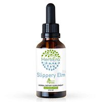 Slippery Elm B60 Alcohol-Free Herbal Extract Tincture, Super-Concentrated Responsibly farmed Organic Slippery Elm (Ulmus Rubra) 2 fl oz