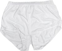 8081204LREA - OPTIONS Split-Cotton Crotch with Built-In Barrier/Support, White, Right-Side Stoma, Large 8-9, Hips 41 - 45
