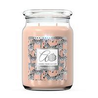 Aroma From Nature Madagascar Vanilla 20 oz Home Collection Scented Candle - 1 Pack - Aromatherapy Candles - Home Fragrance - Apothecary Glass With Double Wick
