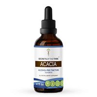 Acacia Alcohol-Free Liquid Extract, Organic Acacia (Senegalia Senegal) Dried Gum Tincture Supplement (4 FL OZ)