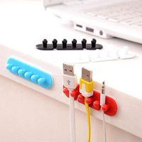 yanQxIzbiu 2 Pieces Desktop Wire Cord Cable Clips Management Cable Organizers Cord Holders
