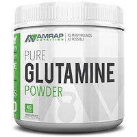 AMRAP Nutrition L-Glutamine Powder - Pure Micronized Free Form Glutamine Recovery Powder - Clinically Proven Recovery Aid for Men and Women - Safe for Regular Consumption - 200 Grams