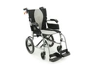 Karman Healthcare Ergonomic Transport Wheelchair with Removable Footrest, 18", 18 Pound