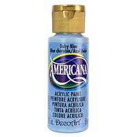 Deco Art Americana Acrylic Paint 2oz-Baby Blue - Opaque Fabric