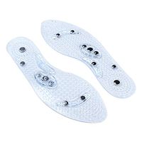 Acupressure Magnetic Massage Foot Therapy Reflexology Pain Relief Shoe Insoles 1 Pair Washable One Size Fits All Men and Women