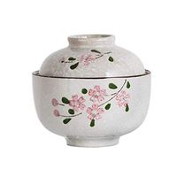 AXZHYX Bowl Bowl, Bowl with lid, Ceramic Soup Bowl, Home stew, Ceramic Bowl Hotel Tableware Home Noodles Boiled Fish Soup Bowl