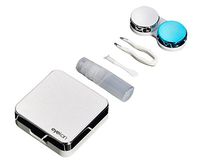 Silver Small Plastic Contact Lens Case Container