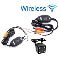 Universal Wireless Car Rear View Camera with 4 LED Vehicle Backup Camera Reverse Camera RCA Night Vision Parking Assistance Camera IP67 Waterproof