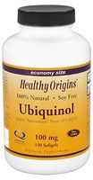 Healthy Origins Ubiquinol Kaneka QH - 100 mg - 150 Softgels -pack of 2