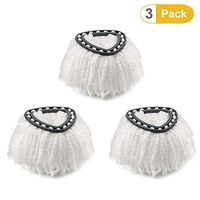 Microfiber Mop Head Replacement for EasyWring Spin Mop Easy Cleaning Mop Head Refills, Pack of 3