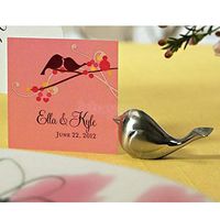 Name Place Card Holder Wedding Party Table Number with Cute Bird Decor