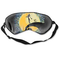 Nightmare Before Christmas Cute Sleep Eye Mask, Therapy for Insomnia Puffy Eyes, Super Soft and Light, for Sleeping, Shift Work,Blindfold Eyeshade for Men and Women Kid