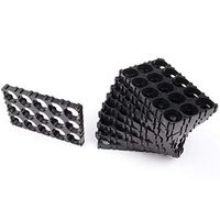 Z-COLOR 10Pcs 18650 Battery Holder 3x5 Cell Spacer Radiating Shell Plastic Heat Holder Bracket