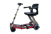 Luggie Super Folding Scooter with 360 lb. Weight Capacity (Red)