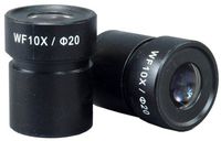 OMAX A Pair of WF10X/20 WideField Eyepieces with 30.5mm Mount Size for Stereo Microscopes