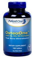 Patient One OsteoOne with Ca, D3, K2 Complex - 120 Tablets