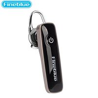Fineblue 515 Bluetooth Earphone Wireless Earbud Stereo Music Hands-Free Calling Earphone Black