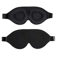 Eye Mask for Sleeping, McoMce 3D Sleep Mask for Women Men, Adjustable Sleeping Mask, Block Out Light Zero Pressure Blindfold with Travel Pouch, Perfect for Travelers, Midday Nappers, Yoga Meditation