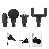 4pcs Massager head, replaceable massage head, deep relaxation gun massage, professional body massage for muscle relaxation