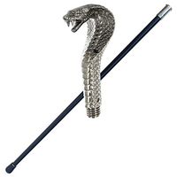 Distinguished Snake Charmer King Cobra Walking Cane