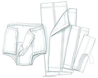 Simplicity Garment Liners 7 x 17 Inch- 1/Case of 200 (8 Bags of 25)