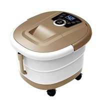 Foot Bath Spa with Heater, Spa Motorized Shiatsu Roller Massaging, Red Light Rolling Massage, O2 Bubbles, Digital Adjustable Temperature, LED Display