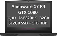 ALIENWARE 17 R4 GTX 1080~i7-6820HK~QHD~32GB RAM~512GB SSD+1TB HDD