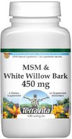 MSM and White Willow Bark Combination - 450 mg (100 Capsules, ZIN: 512926)