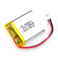 AKZYTUE 3.7V 350mAh 552829 Lipo Battery Rechargeable Lithium Polymer ion Battery Pack with JST Connector