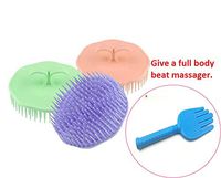 Give a Full Body Beat Massager Shampoo Brush Clean Scalp Artifact Adult Unisex Head Massage Comb Dandruff itching Shampoo Comb