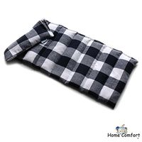 Microwavable Heating Pad (Black Plaid)