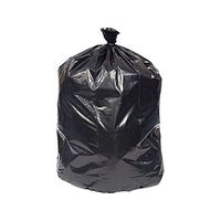 Brighton Professional Super Heavy Recycled Content Trash Bags, Black, 60 Gallon, 100 Bags/Box