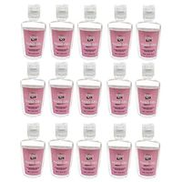 Bapllo Rinse Free Hand Sanitizers Gel, Washless Hand Soap Gel to Instant Skin Cleaning (1.8 Fl Oz / 55ml Clear 15 pack), Household Cleaning Gentle Hydrating Hand Sanitizer Soothing Gel