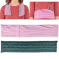 Heating Pad Microwavable Moist Therapy Reusable Extra Large Heavy Weighted Warm Heat Compress Pack for Back Pain Relief, Neck and Shoulders (3)