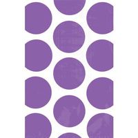 Amscan Candy Buffet Polka Dots 10 Treat Bags, Purple