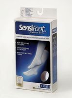 Jobst 110833 SensiFoot 8-15 mmHg Unisex Knee High Diabetic Mild Support Socks - Size & Color- White, Large by Jobst