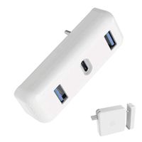 HyperDrive USB-C Hub for 87W Power Adapter 15" MacBook Pro, USBC Charger Converter with 1x Type C 2X USB 3.0 Ports