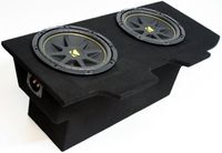 Compatible with Chevy Camaro 93-02 Coupe Dual 12" Kicker C12 Subwoofer Sub Box Enclosure 600 Watts Peak