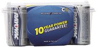Rayovac Alkaline C Batteries, 814-8RVPF2F, 8-Pack with Recloseable Lid