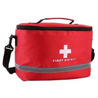 YAGNJIE Pill Case Outdoor First Aid Kit Sports Camping Bag Home Medical Emergency Survival Package(Red) (Color : Red)