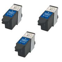 Amsahr 10BK Remanufactured Replacement Kodak Ink Cartridges for Select Printers/Faxes - 3 Pack, Black