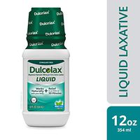 Dulcolax Liquid Laxative, Mint, 12 Ounce