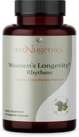 EcoNugenics Women’s Longevity Rhythms Multivitamin Supplement for Women with Blend of 37 Herbs, Vitamins, Minerals and Antioxidants - Supports Daily Wellness of Pre-Menopausal Women (180 Capsules)