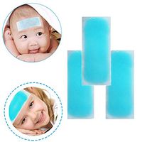 Cubyee Premium Cooling Gel Patches, [10pcs] Cooling Forehead Strips, Sustainable[8 Hours] Relieve Fever Headache Toothache Pain Muscle Ache Drowsiness Fatigue Sunstroke etc.