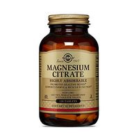 Solgar Magnesium Citrate, 120 Tablets - Promotes Healthy Bones - Supports Nerve & Muscle Function - Non GMO, Vegan, Gluten Free, Dairy Free, Kosher - 60 Servings
