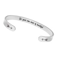 Gifts for Women,Personalized Cuff Bracelets for Her Encouragment Christmas Jewelry Mantra Engraved Bangle Friendship Bracelet for Mom Come with Gift Box ...